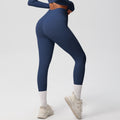 new arrivalhigh waist hip lifting tight yoga pants nude quick-drying flap pocket pants outdoor running fitness sports pants