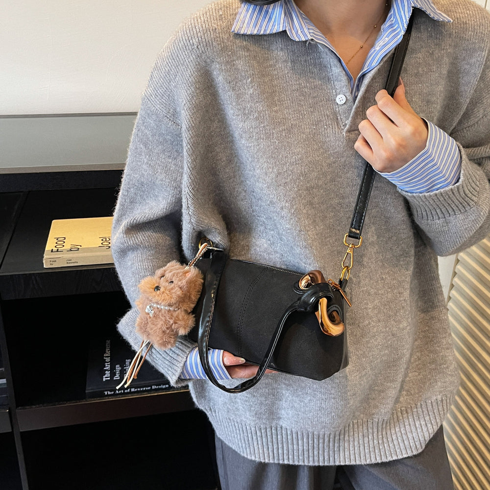 hot-selling bags 2025fall and winter super popular accessible luxury style easiest for match satchel bag frosted high-looking shoulder crossbody bag