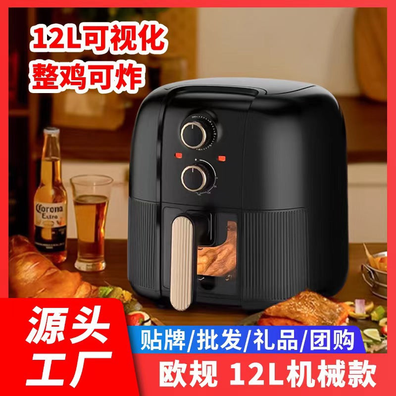 Air fryernew arrival visual 10l large capacity multi-function electric fryer french fries machine