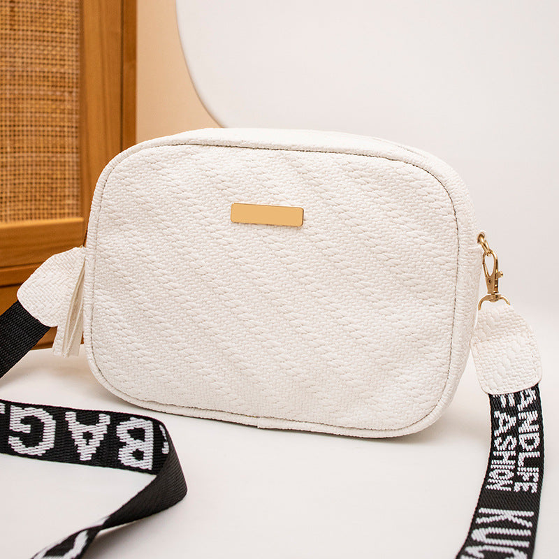 Embossed camera bag new 2023ladies bag printed shoulder strap mobile phone bag  bag women's versatile women's bag