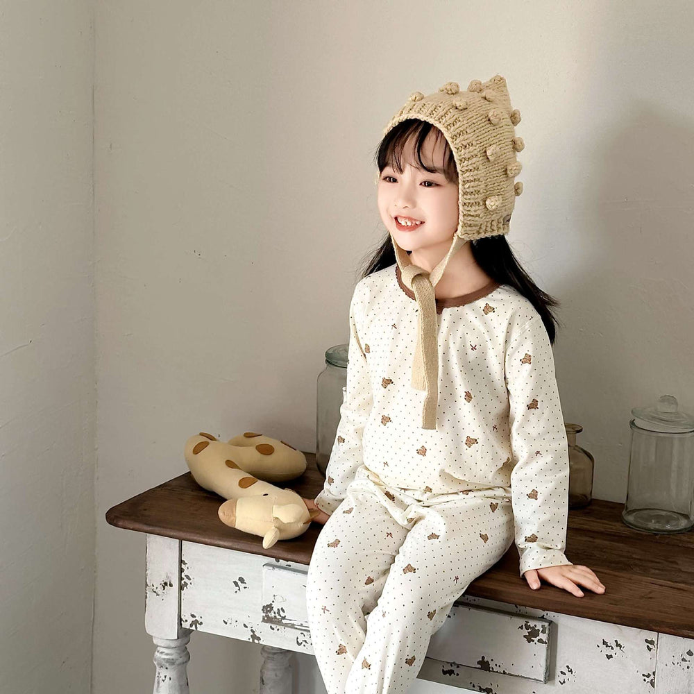 New children's home wear set: boneless, class a, pure cotton loungewear for baby boys and girls - autumn collection