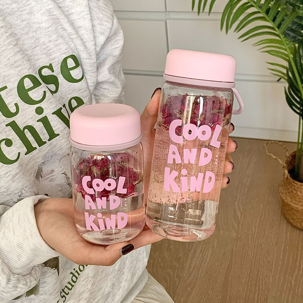 Handle ring cup casualbest selling plastic water cup student high-looking ins cup tea cup large capacity with handle ring
