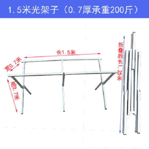 Setting up a stall, folding stall, foldable stall, shelf, shelf, folding stall, shelf, night market, bamboo mat, shelf, thickeneding