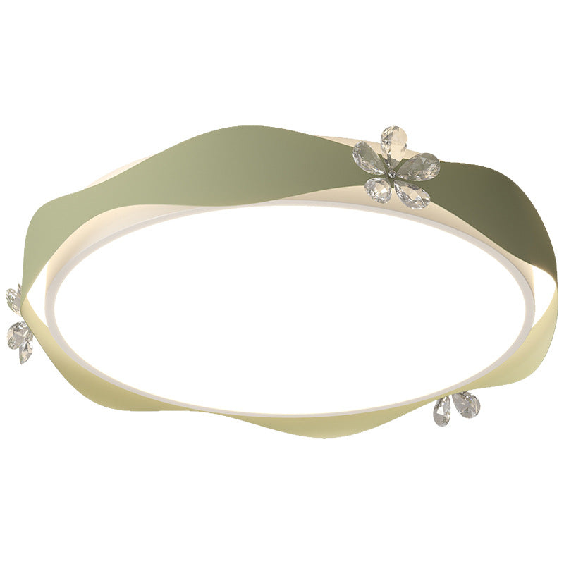 Living room light modern simple atmosphere super bright hall full spectrum cream wind bedroom lighting combination whole house package