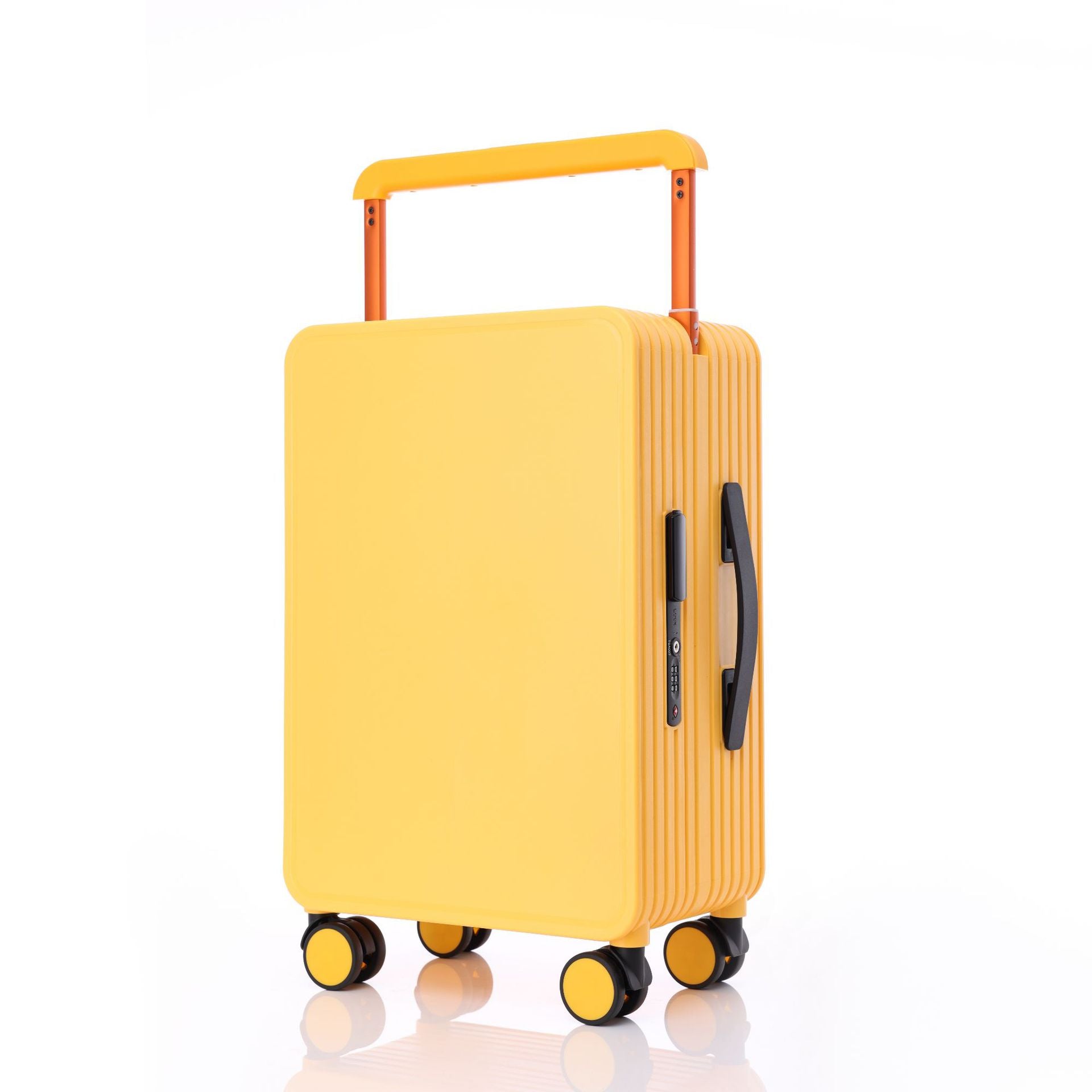 New center wide trolley suitcase women's 20-inch boarding case password case universal wheel suitcase men's 24 trolley case