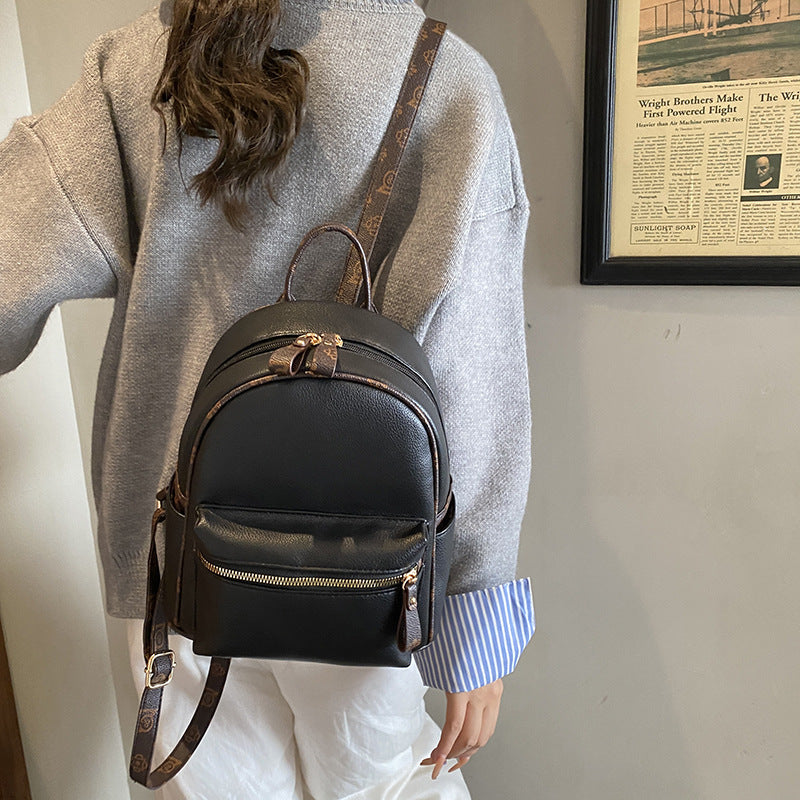 2025 new women's backpack - minimalist chic nylon backpack for travel, college style, and trendy fashion