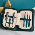 [new] dark green-zipper bag 7-piece set