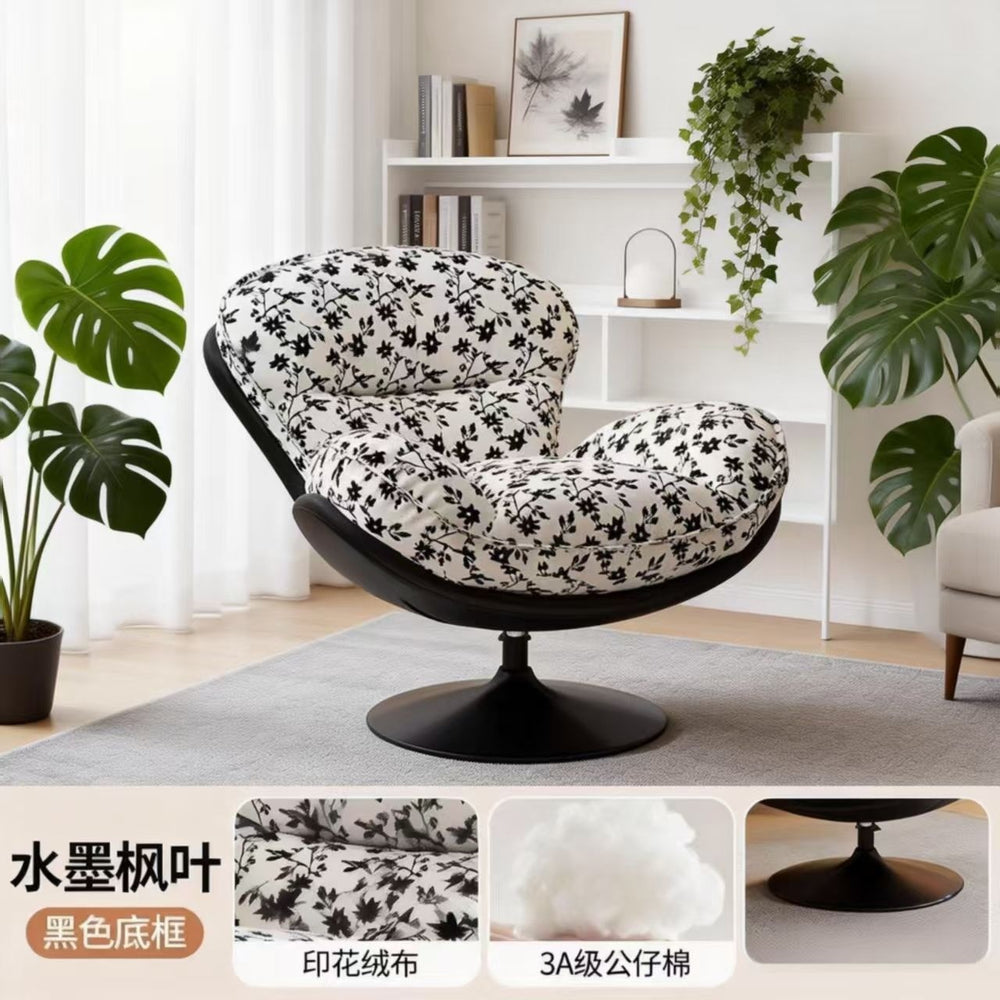 Single sofa chair casual modern living room balcony bedroom normcorerotate lazy sofa casualrotate lounge chair