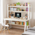 Desk computer desk bookshelf combination home study table minimalist student academic writing desk office desk gaming desk