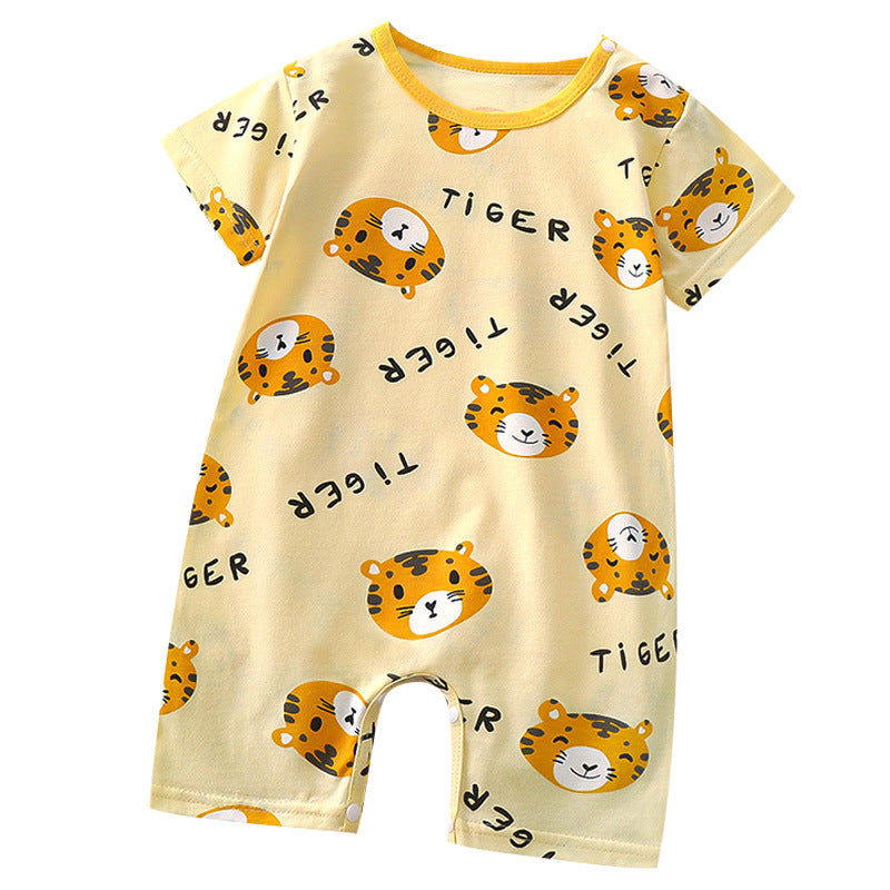 infant romper - new summer collection: korean style, lightweight short-sleeve bodysuit for baby boys and girls