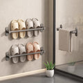 Bathroom slipper rack, punch-free bathroom storage rack, shoe storage handy gadget, toilet wall hanging rack, drain rack