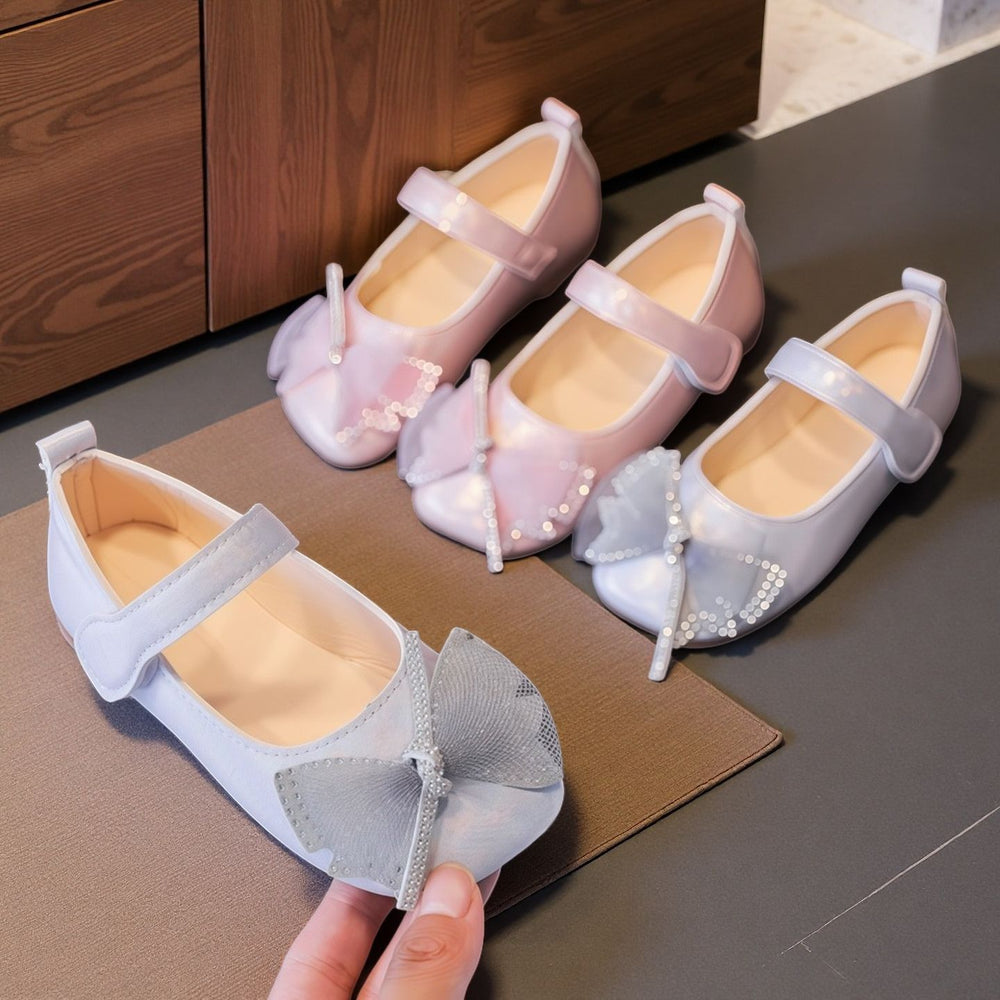 summer new girls' princess shoes - stylish soft sole cute bowknot kids' single shoes for little girls and babies
