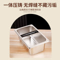 Export stainless steel coffee grounds bucket knocking barrel coffee powder storage bucket milk tea shop coffee equipment supporting equipment