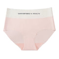 European and american cross-border exclusive: women's seamless high-waisted thong panties - color block design, ice silk nylon, high-stretch comfort