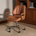Retro leather computer chair, comfortable office chair, anchor chair, new study chair, rotating lift