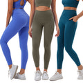 eco-friendly recycled fabric yoga pants - women's high-waisted butt-lifting running fitness leggings - yoga outdoor sports trousers