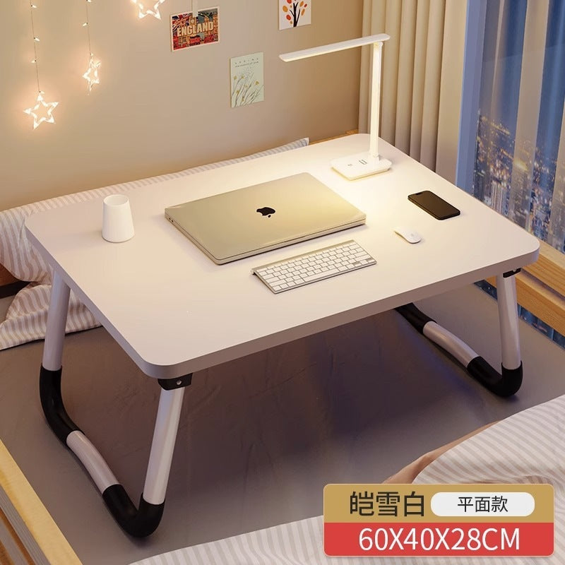 Small table on the bed, foldable computer desk, for home bedroom bay window desk, dormitory student dormitory lazy study table