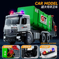 Kidsartificial city ladder fire truck toy boy engineering vehicle sanitation sprinkler inertia sound and light car model