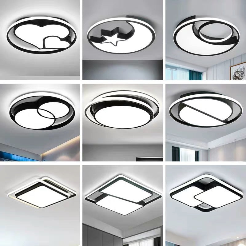 LED ceiling light bedroom light living room light simple modern atmosphere ultra-thin round Nordic restaurant balcony indoor lighting