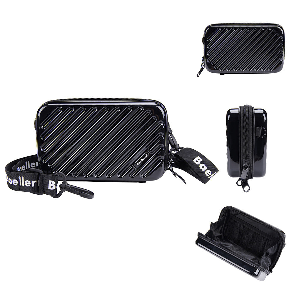 Baellerry new women's PC cosmetic bag  mini box crossbody zipper travel storage bag wholesale