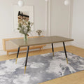 Walmart dining table - nordic modern minimalist restaurant table - iron leg rectangular mdf table - dining table