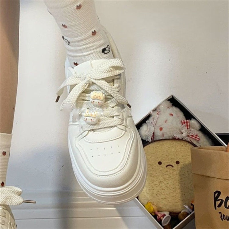 Dopamine original star white shoes 2026 spring and autumn new breathable sneakers thick soleniche styleeasiest for matchcasual shoes