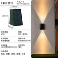 Solar outdoor lights - landscape decorative lighting for courtyards, villas, balconies, gardens, and walls - waterproof outdoor wall lights and wash lights