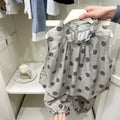 [summer clothing big sale free shipping] girls polka dot cotton and linen suit  summer new fashion little girls style two