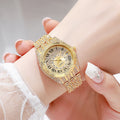 New arrival hot selling cross-border watches - alloy quartz watches with diamond accents, full diamond women's watches - dropshipping available