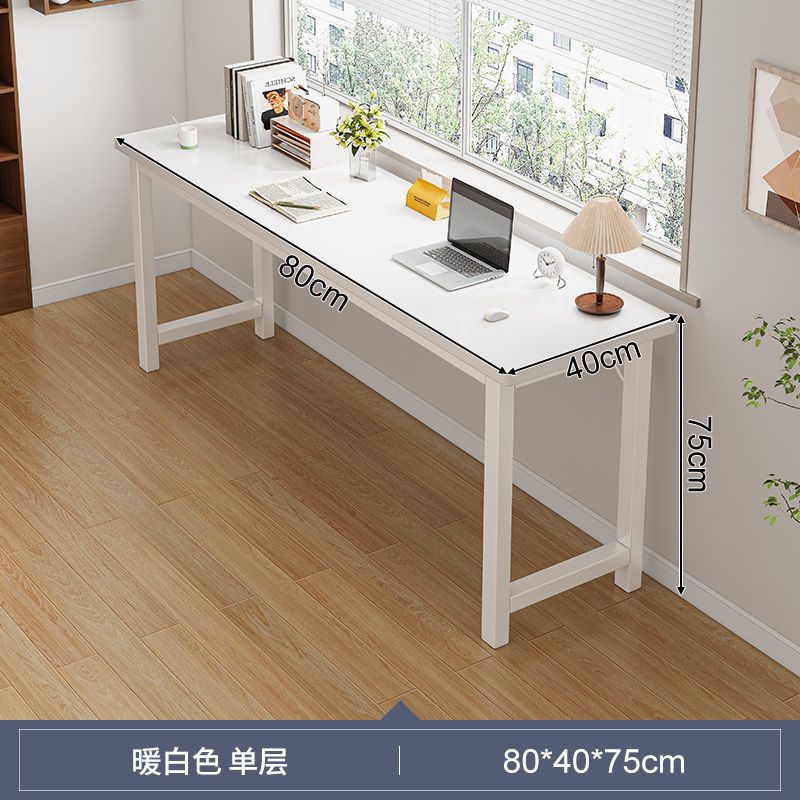 Home desk desktop computer table bedroom solid wood bench desk office desk student writing desk simple square table