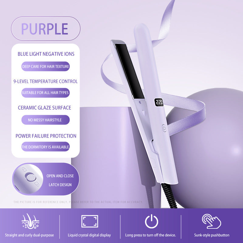new arrival straightening comb - negative ion, gentle on hair, portable, straight & curl 2-in-1, lazy person's hair straightener - factory direct wholesale