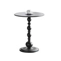 Scandinavian modern casual corner table living room for home coffee table iron bedside balcony retro round table sofa bedroom side cabinet