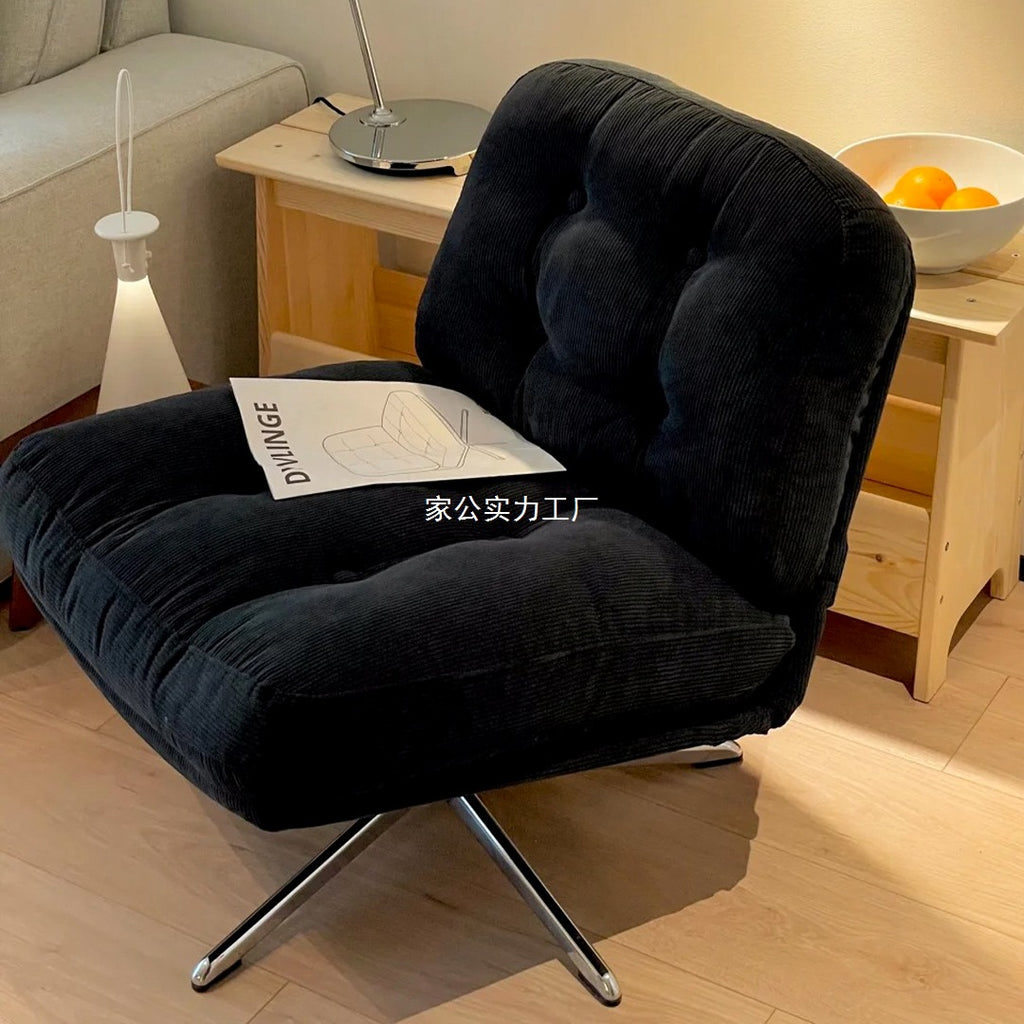 Bauhaus modern simple living room single lazy sofa rotatable small apartment bedroom balcony lunch lounge chair