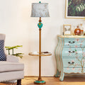 Coffee table american floor lamp living room bedroom master bedroom bedside table european floor lamp retro vertical bedside shelf