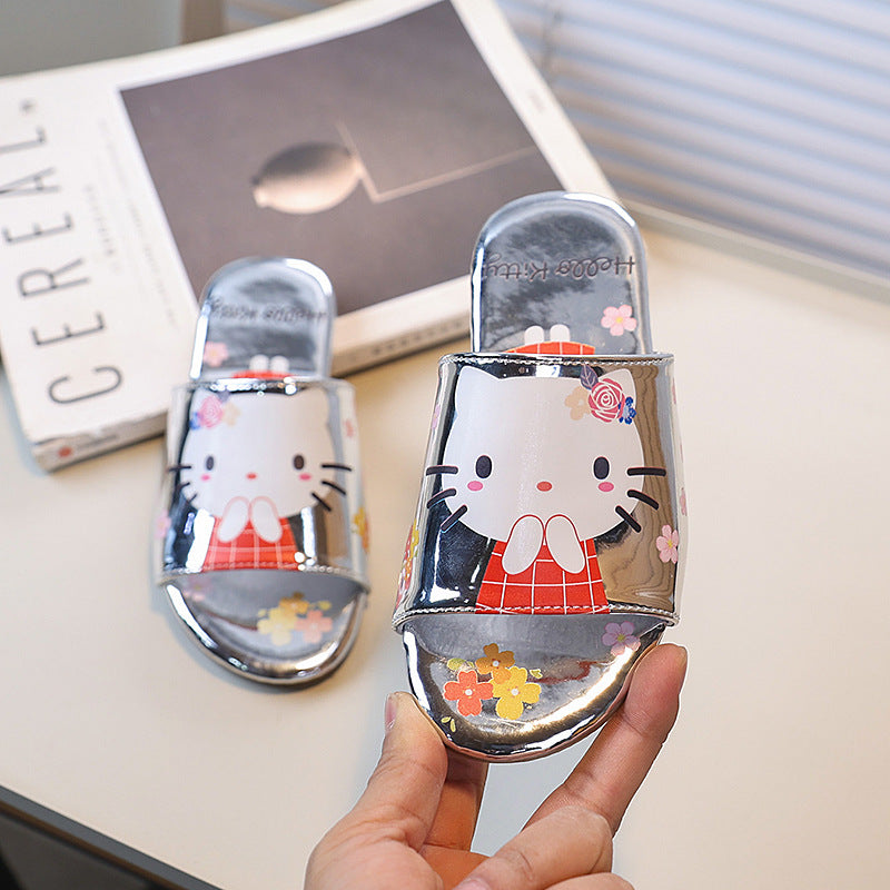 Vancahao kids' cartoon sandals & slippers -  summer new collection - girls' indoor/outdoor sandals & slides - big & tall sizes available