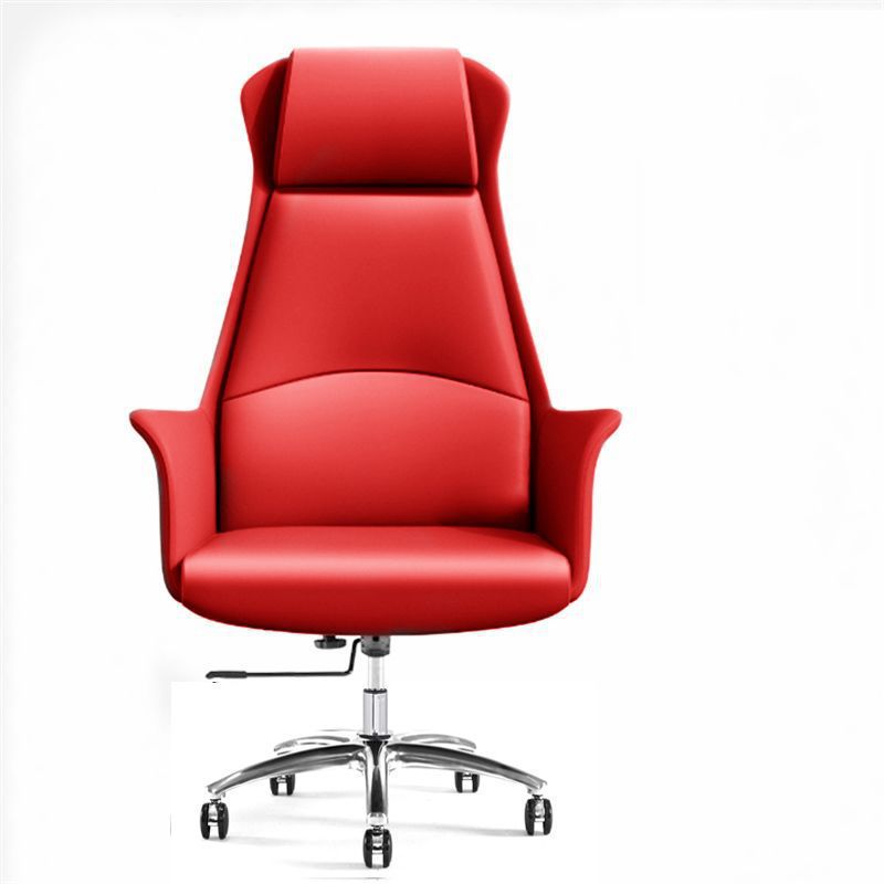 Casual chair, comfortable ergonomic chair, conference computer chair, business leather chair, office chair, live broadcast, home study, no