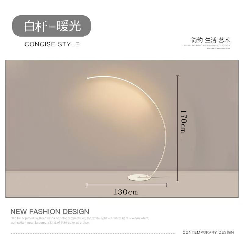 Floor lamp living room sofa fishing lamp casual modern creative designer bedroom atmosphere lamp floor standing table lamp