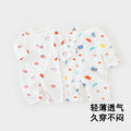 Baby clothes spring and autumn thin long sleeves air conditioning men's and women's baby onesie pajamas pure cotton newborn haki rompers
