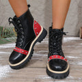 autumn new arrival: plus-size chunky sole martin boots for women (sizes 36-43). wholesale available. dropshipping to  and