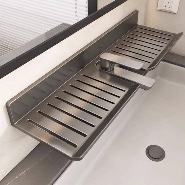 Toilet Wash Table Mirror Front Shelf Toilet Faucet Wash Table Wall Mounted Non-punching Bathroom Storage Rack