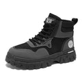 Men's martin boots: breathable, high-top, british-inspired retro work boots for autumn. ideal for outdoor hiking, desert exploration, and tactical operations. also known as "big yellow boots."