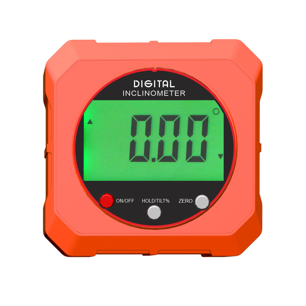 HUOTO Digital Display Inclination Box, Protractor Digital Display Inclination Meter Inclination Box, Angle Meter, Slope Meter, Level Meter
