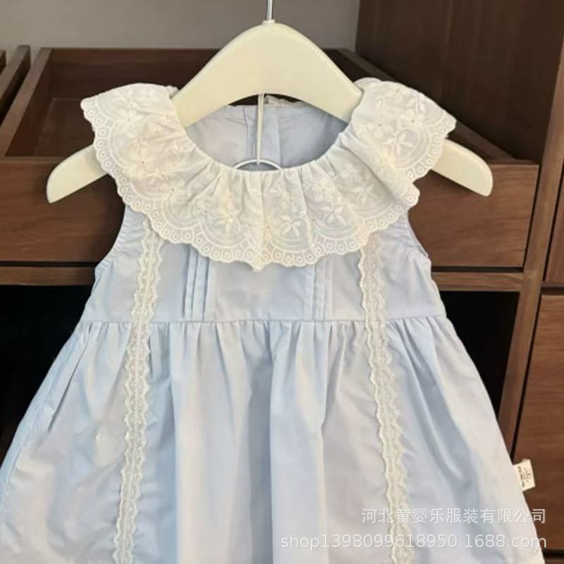 Newborn full month celebration romper - summer baby girl bodysuit dress - cute summer lightweight onesie