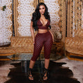 Red three-piece set (ready in stock)