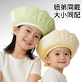 Baby cartoon shampoo cap - adjustable, waterproof, ear & eye protection, kids bath visor, water-shedding shampoo shield