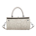 Best selling box bag women 2024fashion embossed satchel shoulder crossbody bag classy texture pillow bag