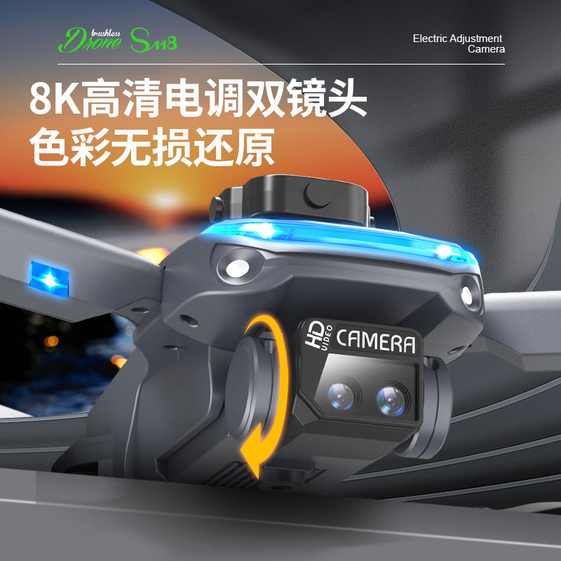 s118 drone - high-definition aerial photography, brushless motor, quadcopter, obstacle avoidance, long-endurance remote control aircraft