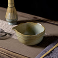 Retro tea snacks high-looking matcha ceramic bowl japanese kiln-turned high-looking ceramic water bowl office for home