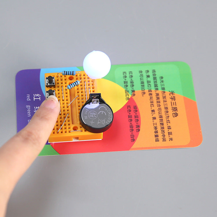 Kindergarten primary school students science experiment set wholesale optics three primary colors science and education cutting-edge technology small production teaching aids