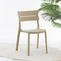 Scandinaviancasual plastic dining chair metal back chair thickened stackable for home restaurant restaurant milk tea shop chair